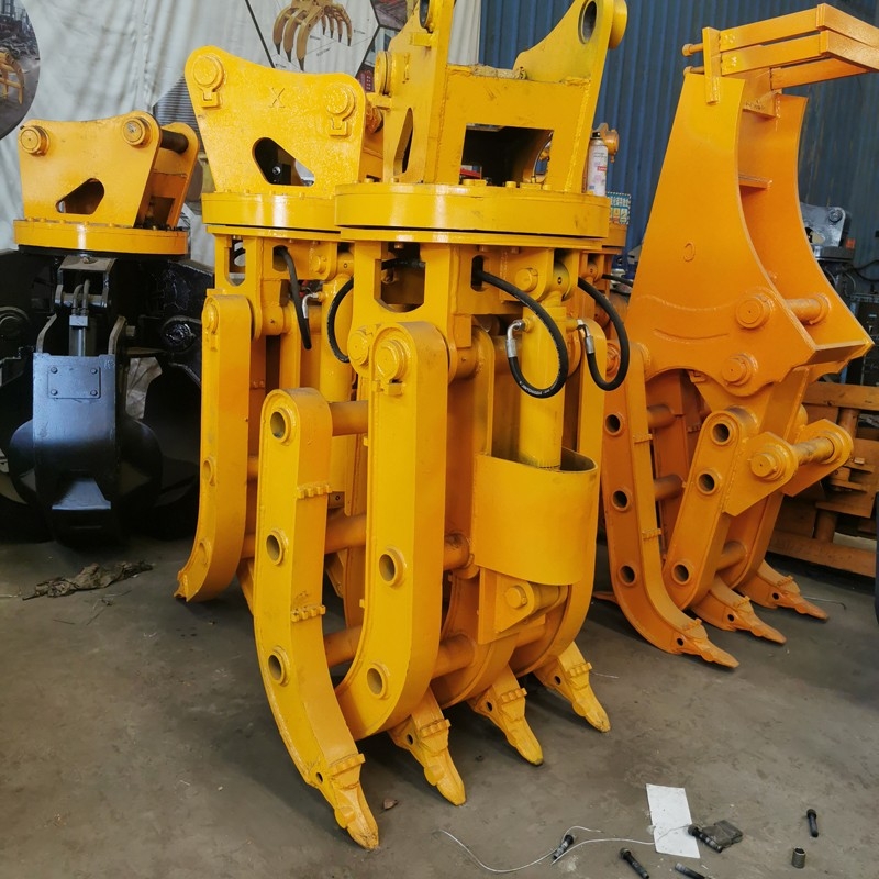 挖機(jī)旋轉(zhuǎn)抓鋼機(jī)